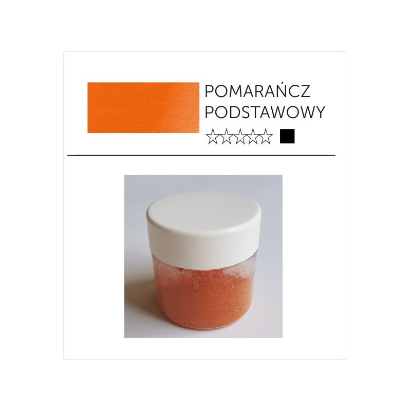 Pigment suchy - pomarańcz podstawowy
