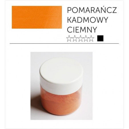 Pigment suchy - pomarańcz kadmowy imitacja ciemny
