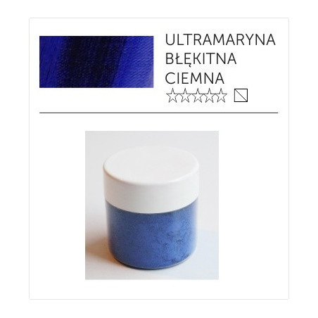 Pigment suchy - ultramaryna błękitna ciemna